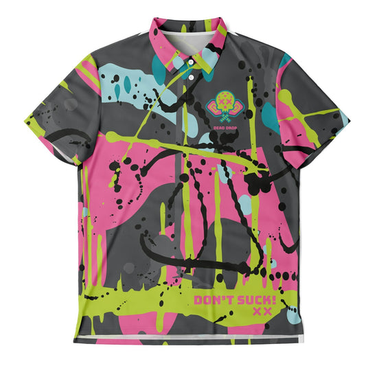Dead Drop Men's Polo Shirt - Splatters