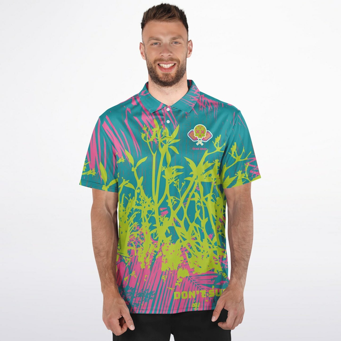 Dead Drop Men's Polo Shirt - Tropical