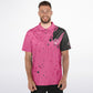Dead Drop Men's - Pink Splatter Polo Shirt