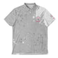 Dead Drop Men's - Light Grey-White Splatter Polo Shirt