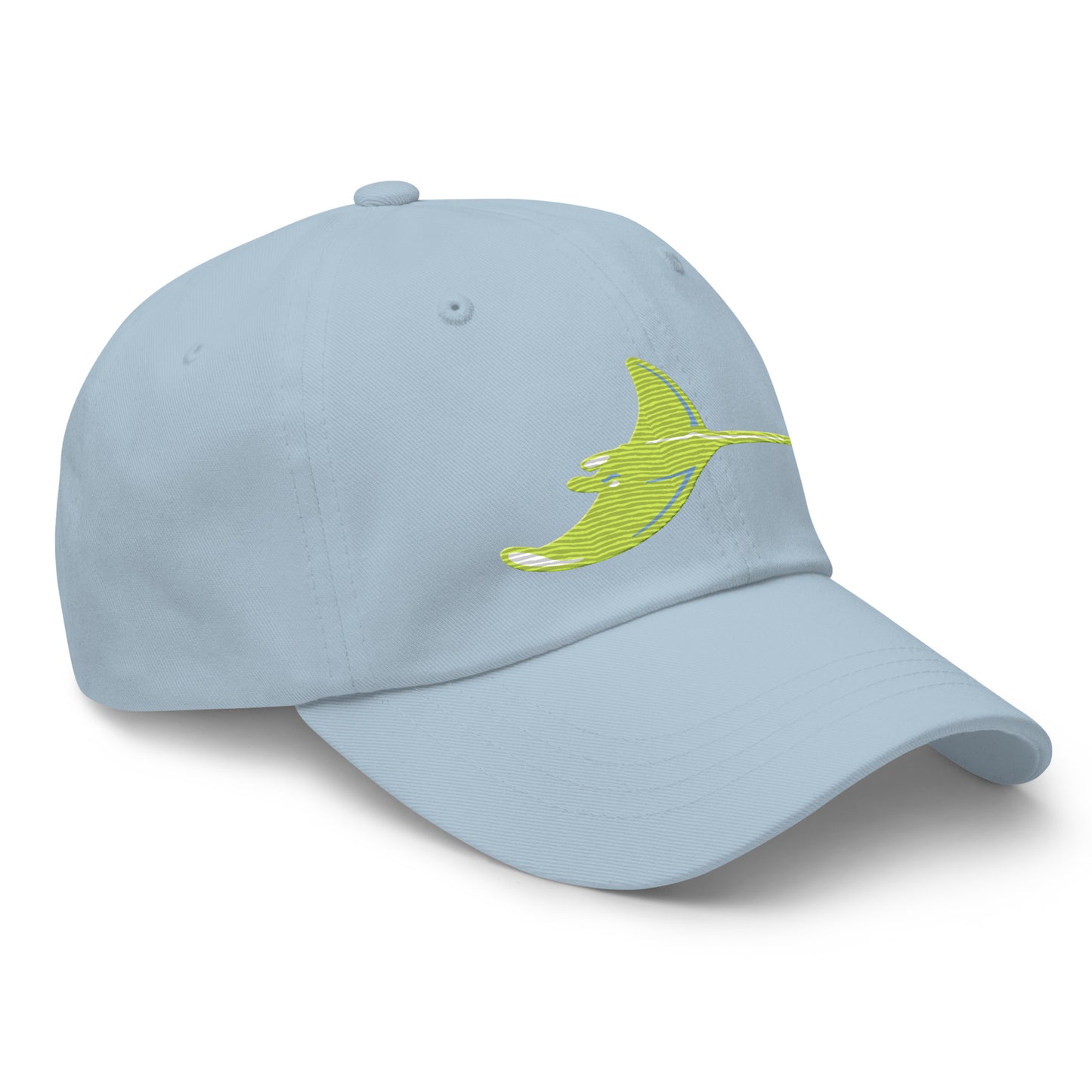 Silver Rays - Bright Yellow Ray Dad hat