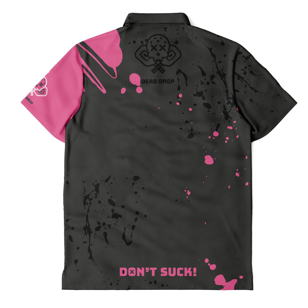 Dead Drop Polo - Grey Splatter