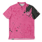 Dead Drop Men's - Pink Splatter Polo Shirt