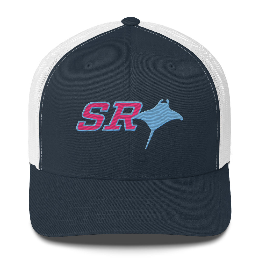 Siver Rays SR Ray Trucker Cap - Pink/Columbia Blue
