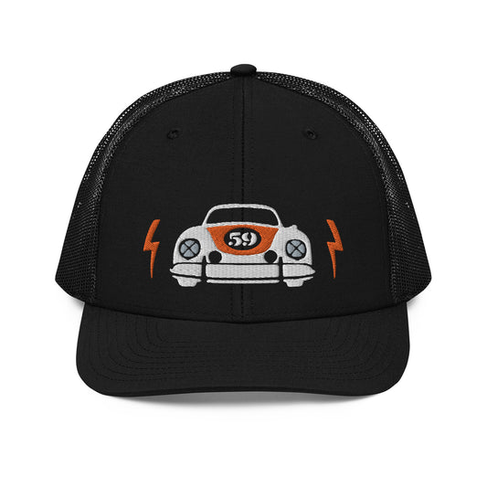 MOTOICONIC Embroidered Vintage Porsche 356 Trucker Cap
