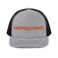 MOTOICONIC Embroidered Lightning Logo Trucker Cap