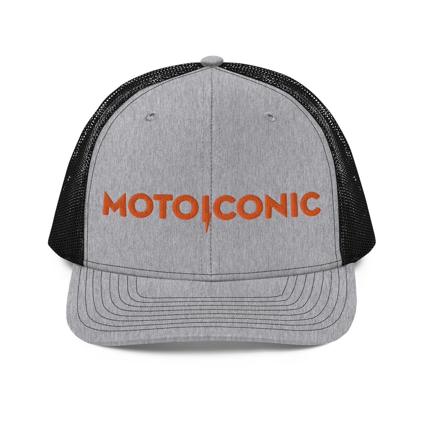 MOTOICONIC Embroidered Lightning Logo Trucker Cap