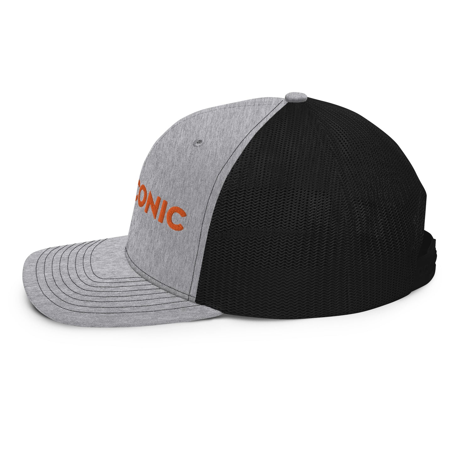 MOTOICONIC Embroidered Lightning Logo Trucker Cap