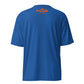 Fresh Bait Fishing Co. Blue & Orange Logo performance crew neck t-shirt