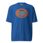 Fresh Bait Fishing Co. Blue & Orange Logo performance crew neck t-shirt