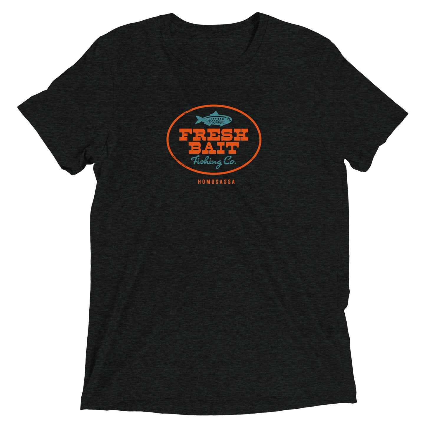 Fresh Bait Fishing Co. Homosassa Local -  ultra soft tri-blend T-shirt