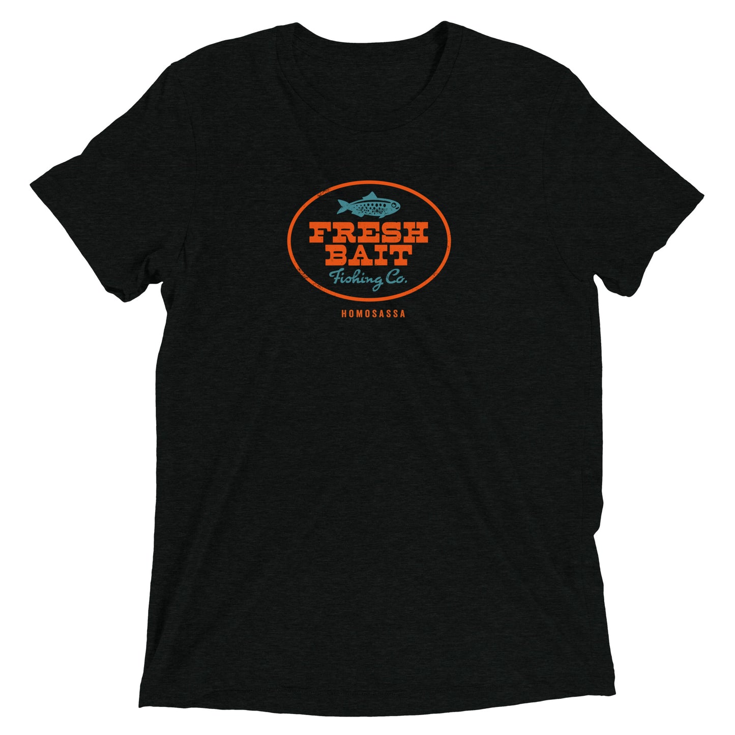 Fresh Bait Fishing Co. Homosassa Local -  ultra soft tri-blend T-shirt