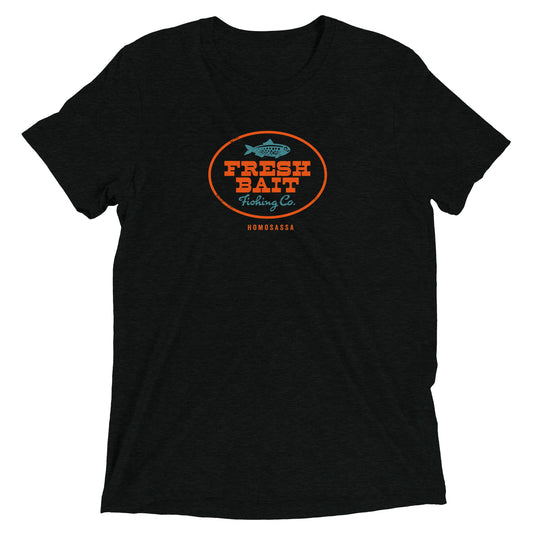 Fresh Bait Fishing Co. Homosassa Local -  ultra soft tri-blend T-shirt