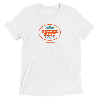 Fresh Bait Fishing Co. Homosassa Local -  ultra soft tri-blend T-shirt