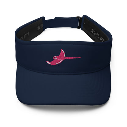 Silver Rays - Embroidered Visor - Devil Ray