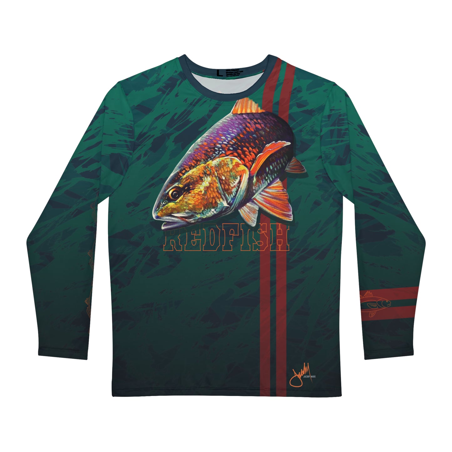 Redfish Men's Long Sleeve Shirt (AOP)