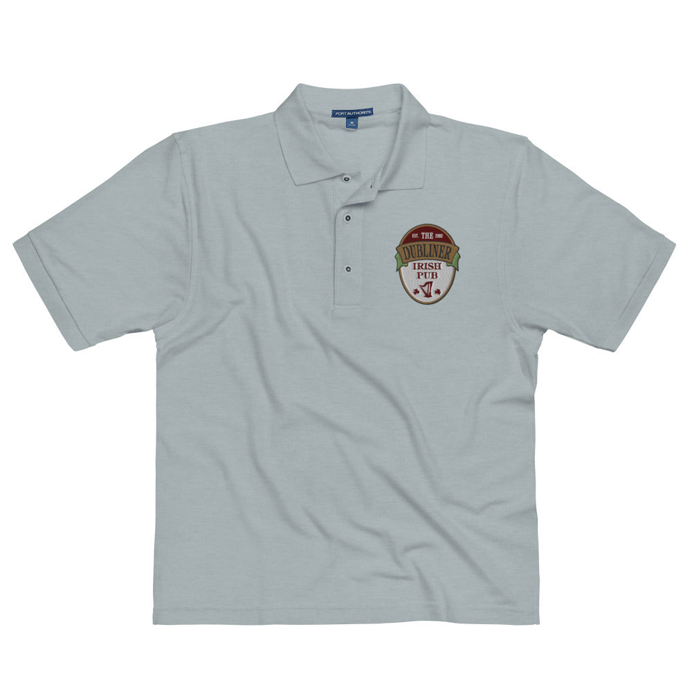 Men's Premium Embroidered Polo. - The Dubliner Classic Logo