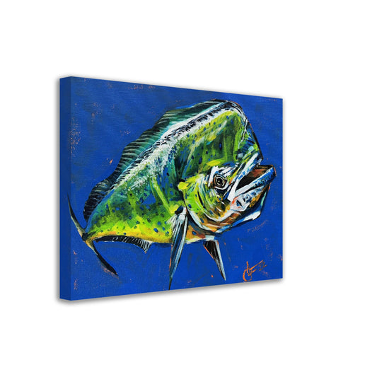 Mahi Mahi - 14" x 11" Canvas Art Print