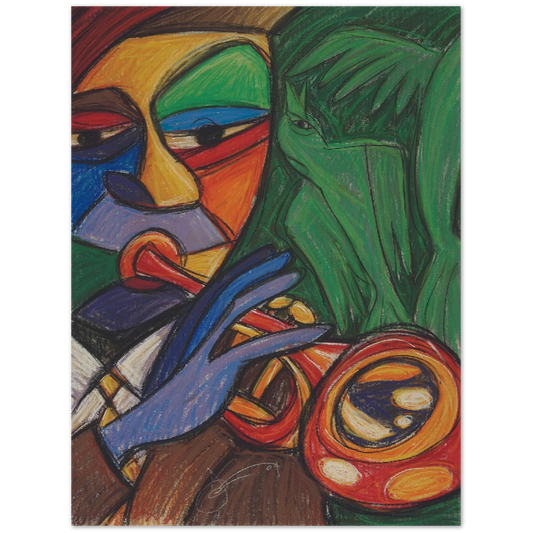 "trumpeter" 18" x 24" Museum-Quality Matte Paper Poster