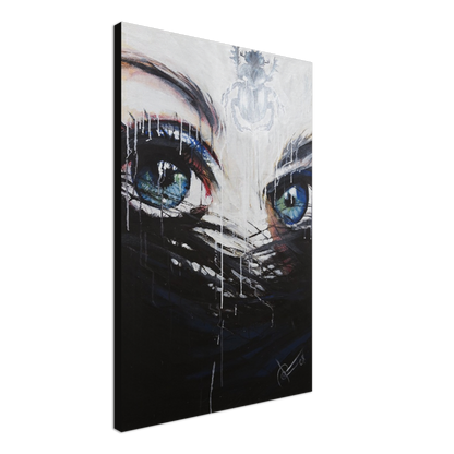 "concealer" 24" x 36" Print on Canvas