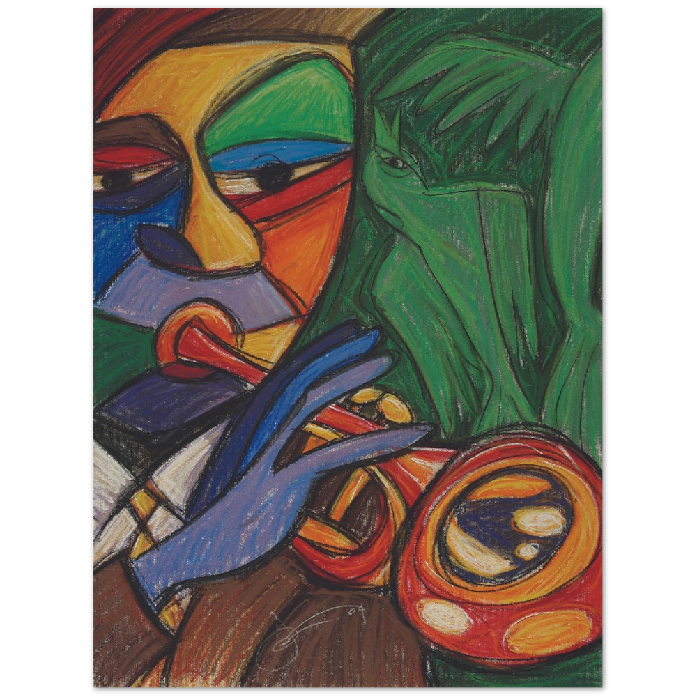 "trumpeter" 18" x 24" Museum-Quality Matte Paper Poster