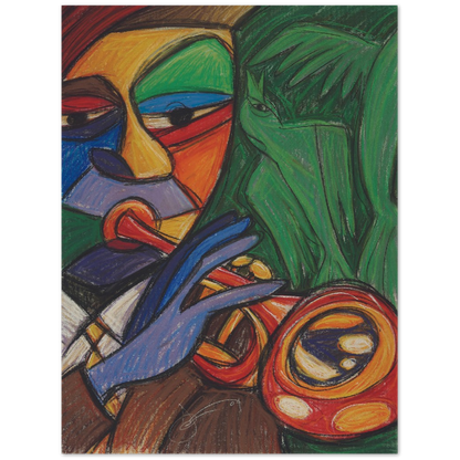 "trumpeter" 18" x 24" Museum-Quality Matte Paper Poster