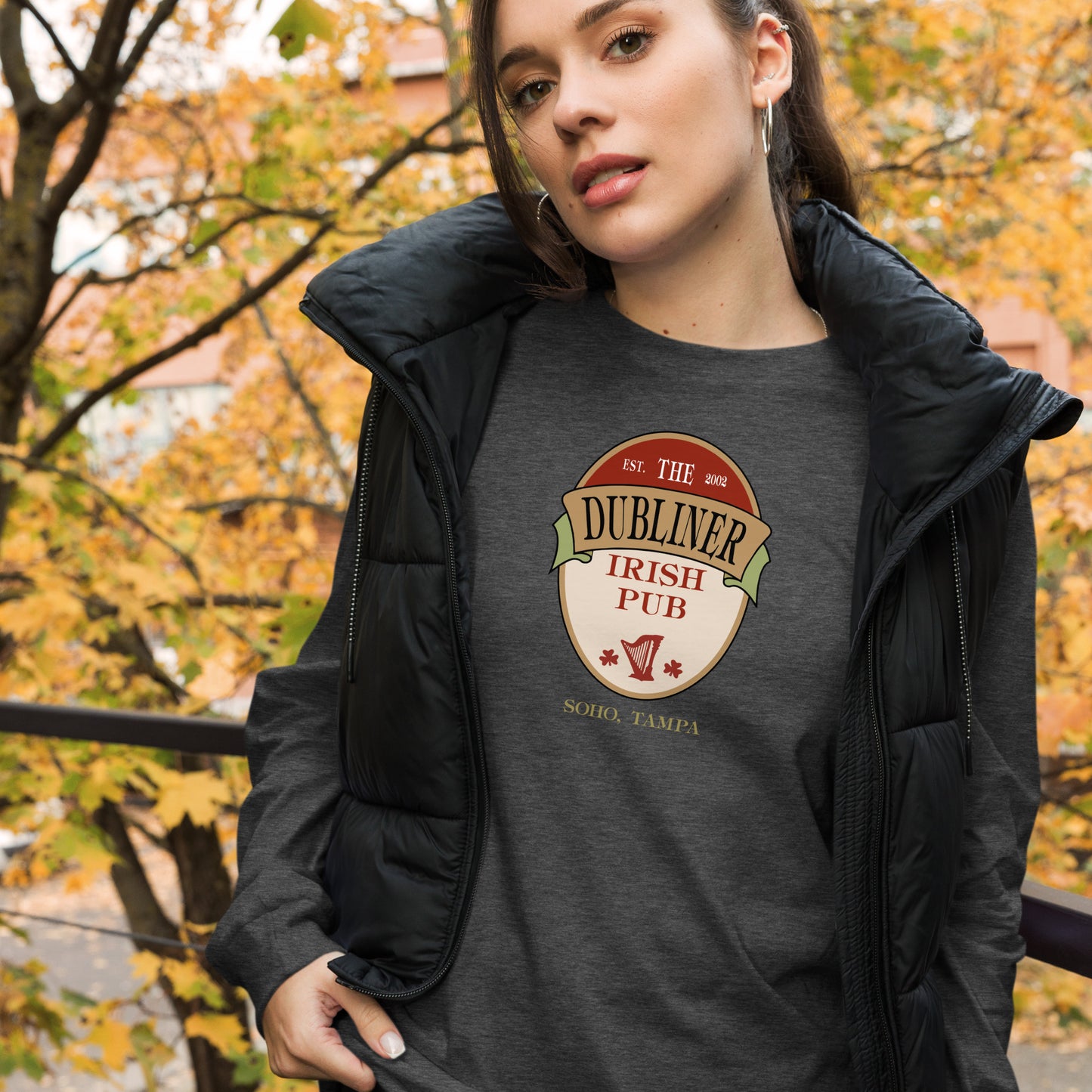 The Dubliner Irish Pub - Classic Logo - Unisex Long Sleeve Tee