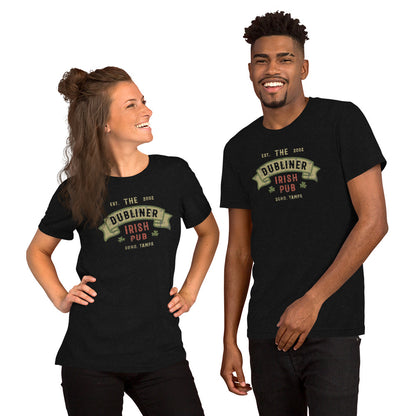 The Dubliner Irish Pub Distressed Banner Unisex t-shirt