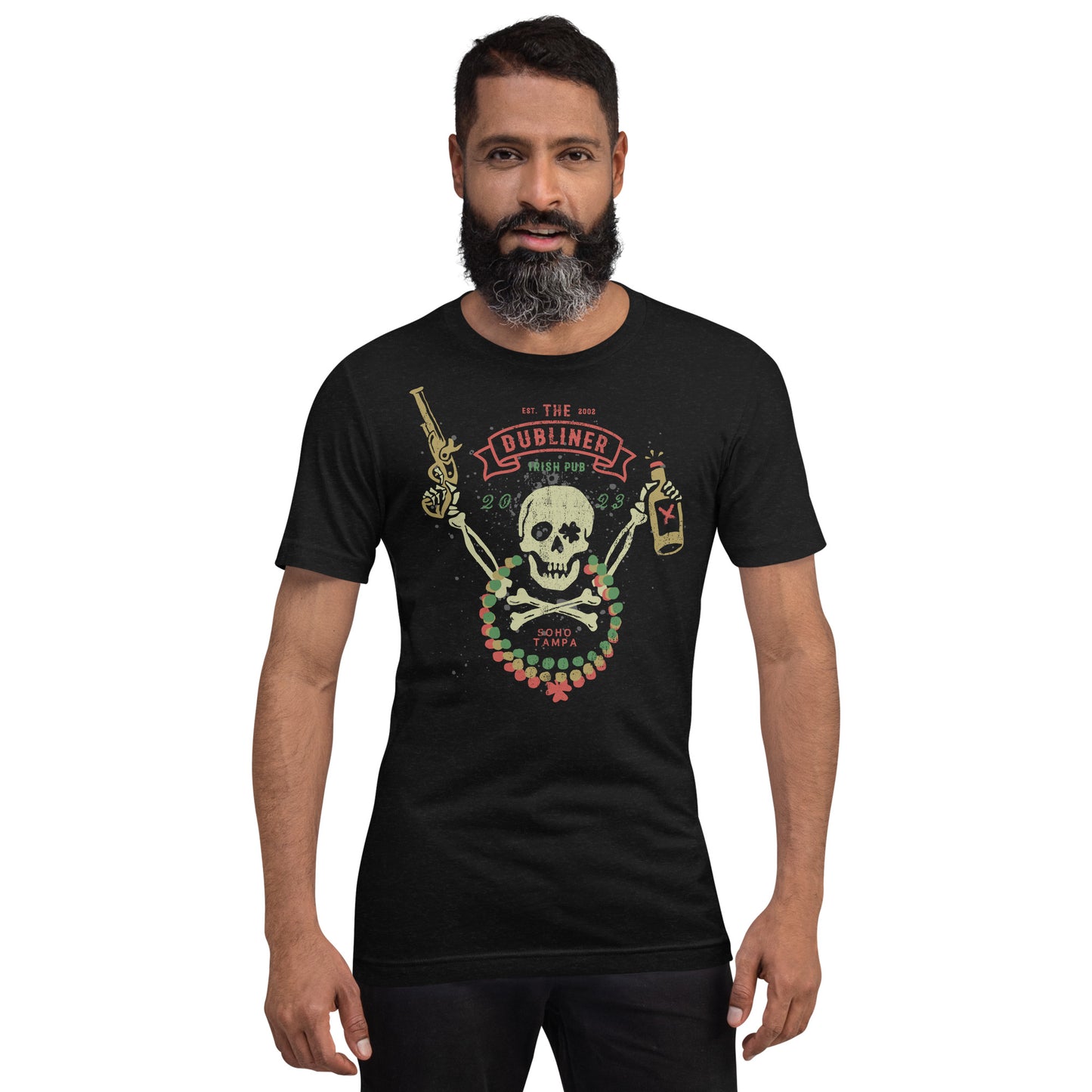 Dubliner Gasparilla 2023 Black Unisex t-shirt