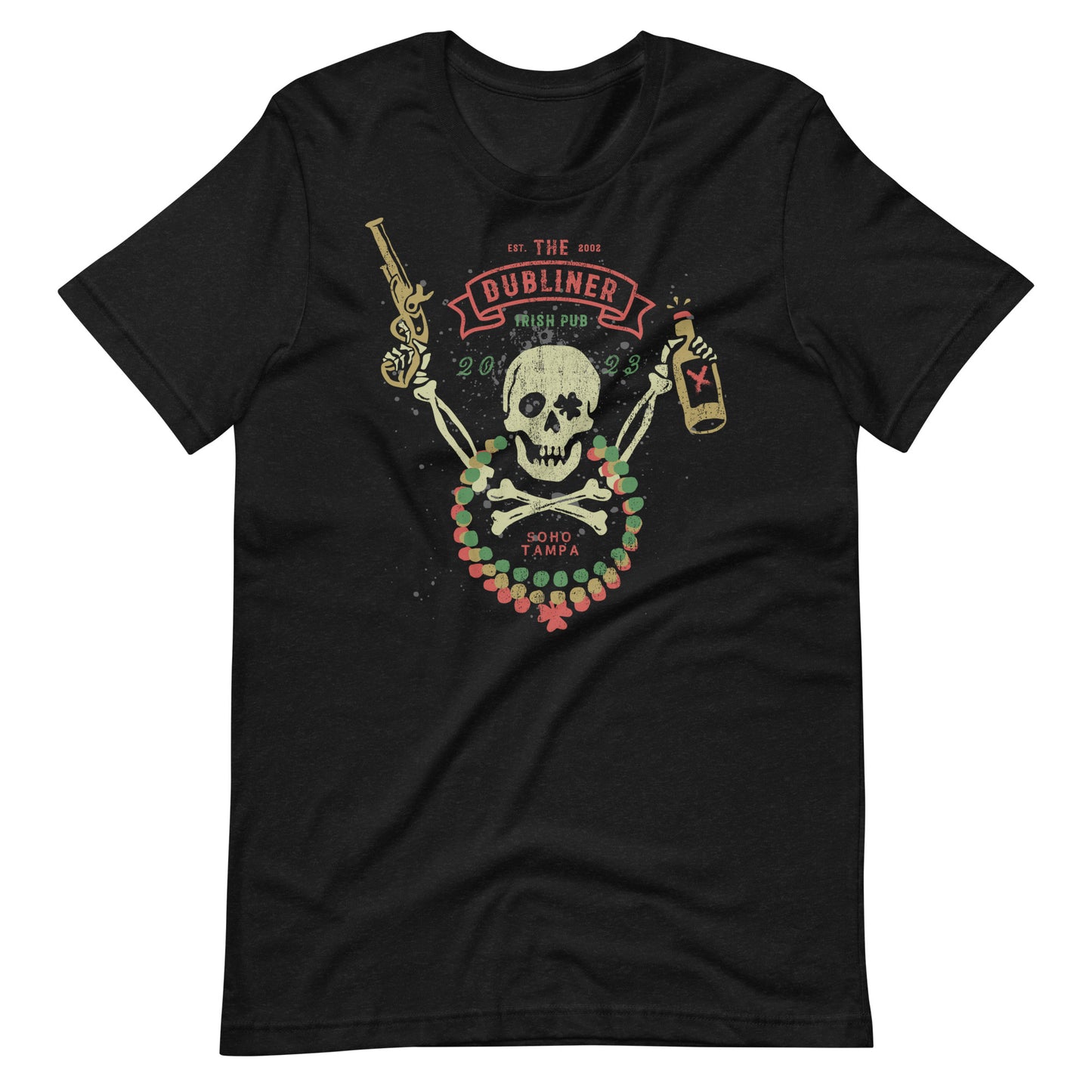 Dubliner Gasparilla 2023 Black Unisex t-shirt