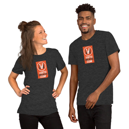 Unisex t-shirt - VirtuMerch Orange Block