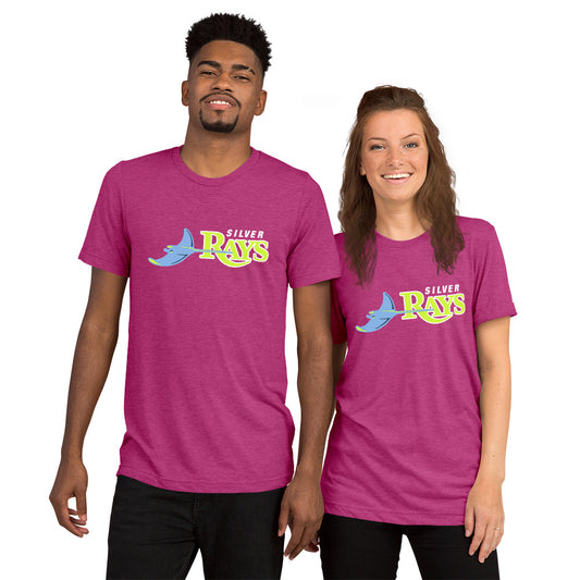 Super Soft Short sleeve t-shirt - Silver Rays Bright Logo