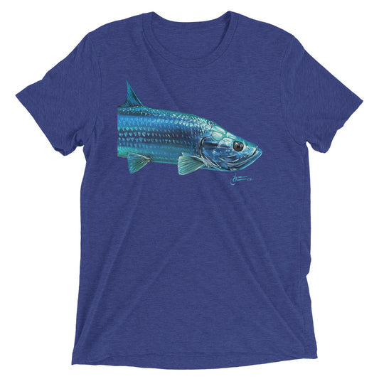 Super Soft Tri-Blend Short sleeve t-shirt - Tarpon