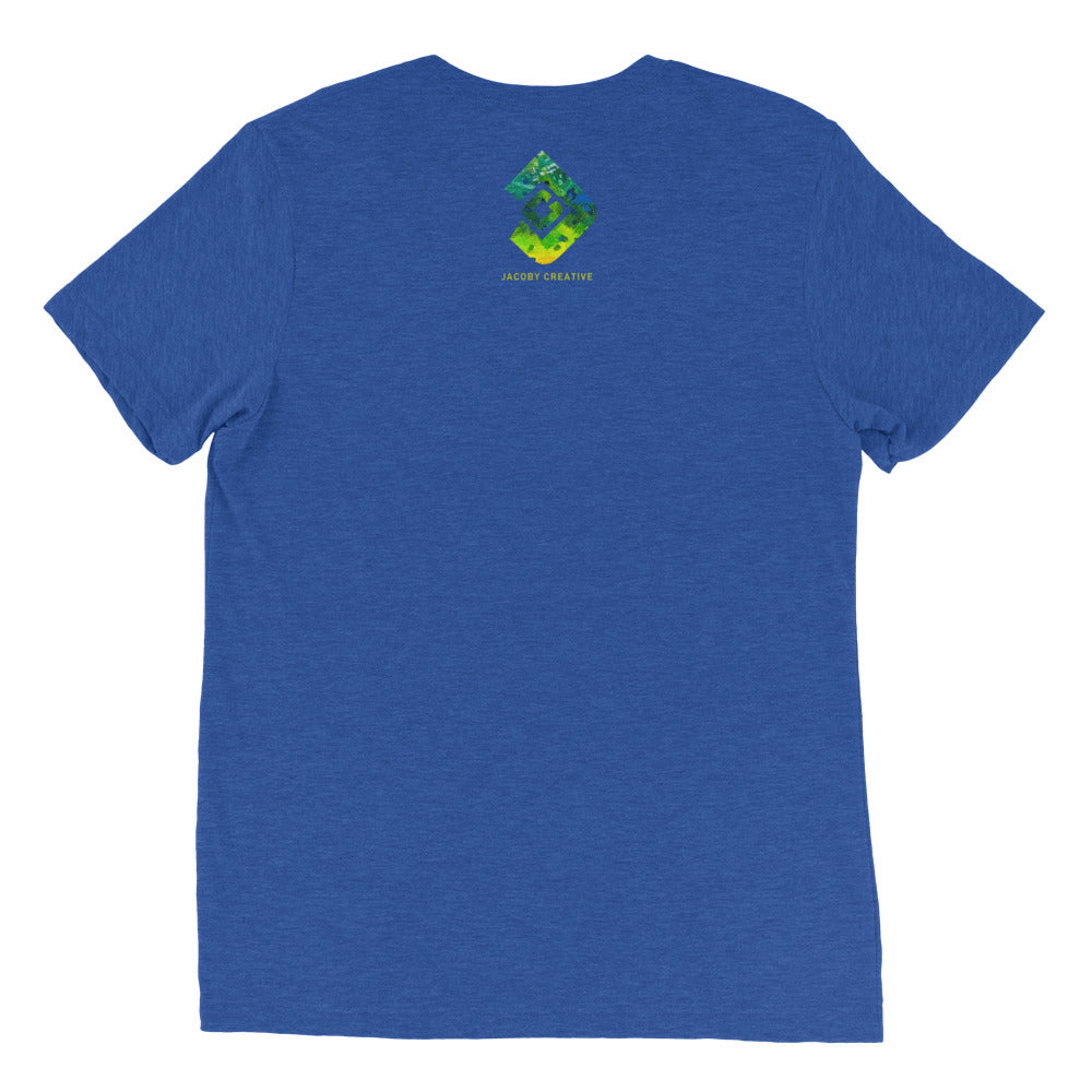 Super Soft Tri-Blend Short sleeve t-shirt - Mahi Mahi